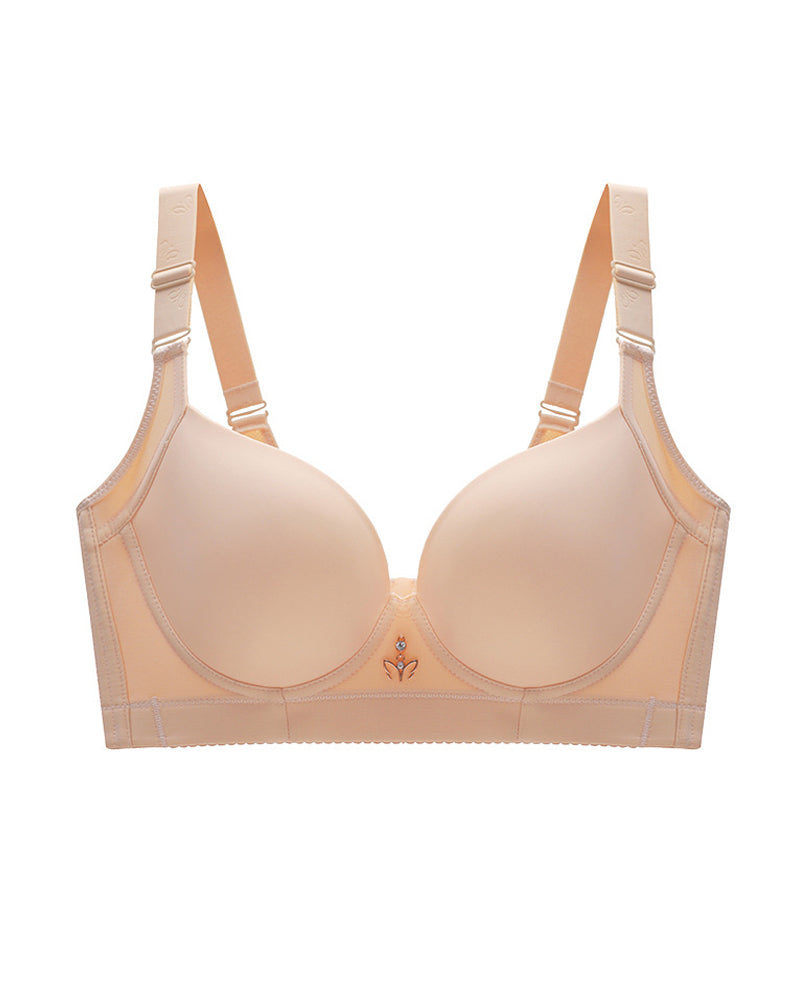 Emilie's Boutique ™ Breathable Plus Size No Steel Ring Push Up Bra
