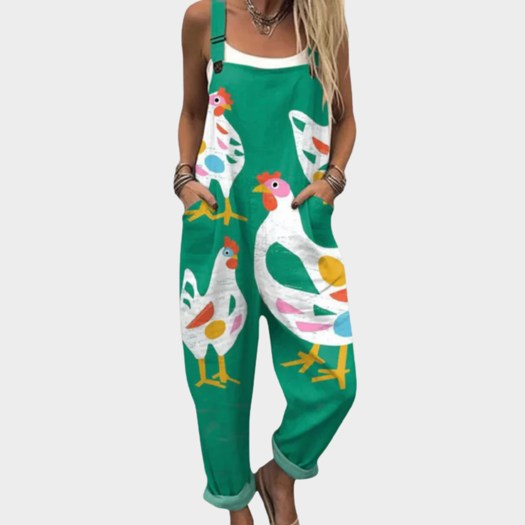Emilie's Boutique ™ | Comfortable Printed Overalls