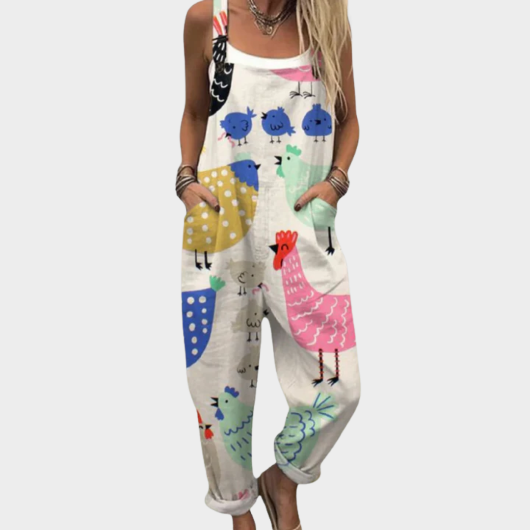 Emilie's Boutique ™ | Comfortable Printed Overalls