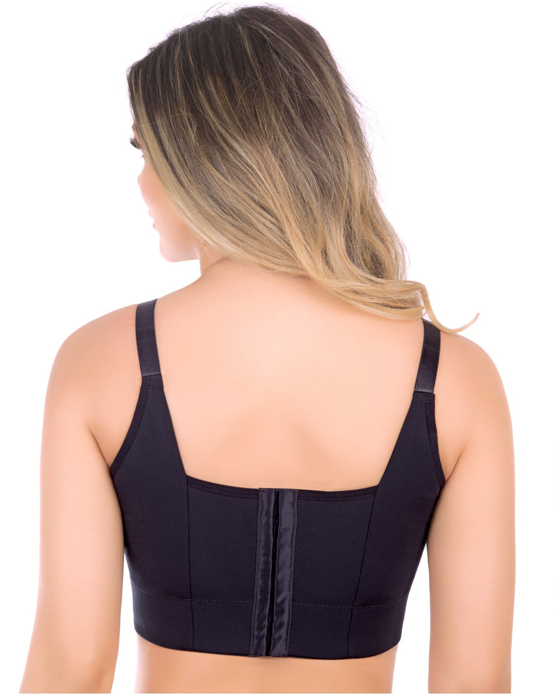 Emilie's Boutique ™ Extra Firm High Compression Full Cup Push Up Bra-Black