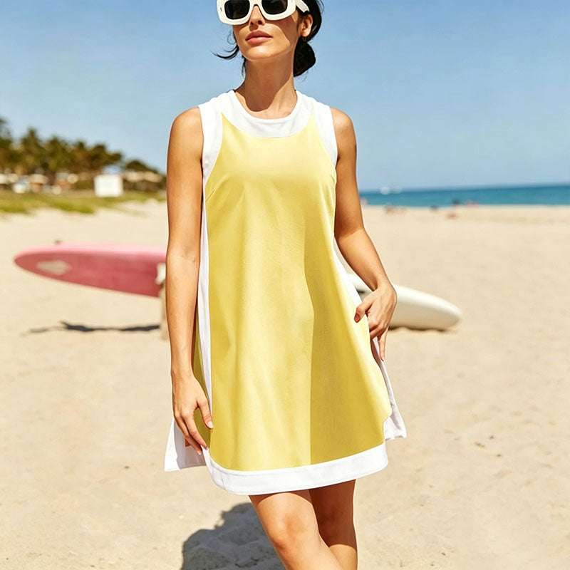 Emilie's Boutique ™ Side-slit tank top and shorts matching set