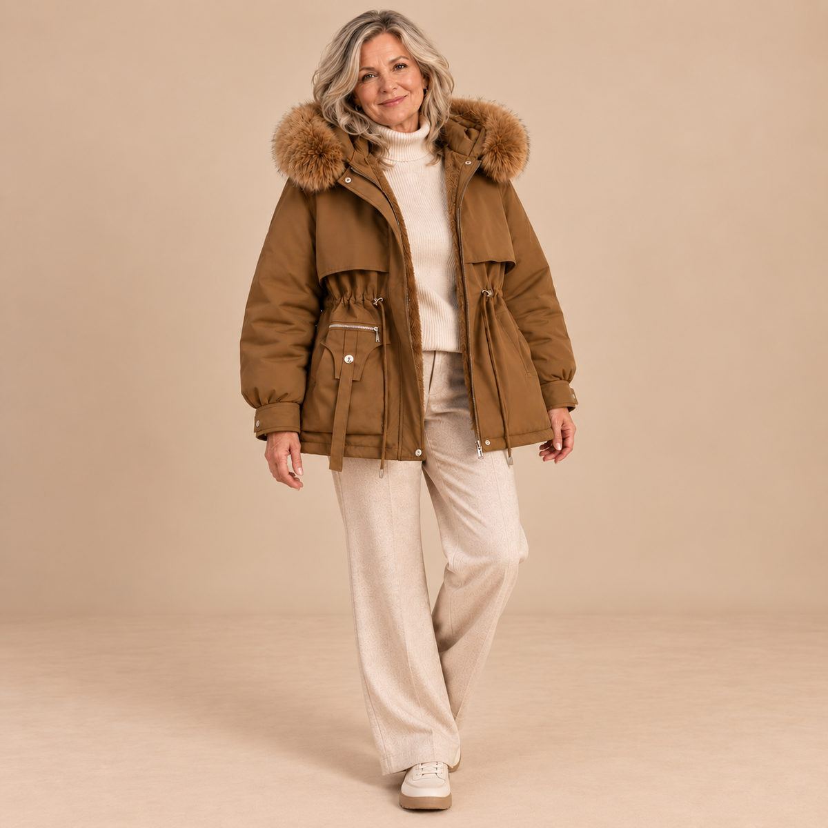 Emilie's Boutique ™ Easy Comfort |  Longline Lapel Coat