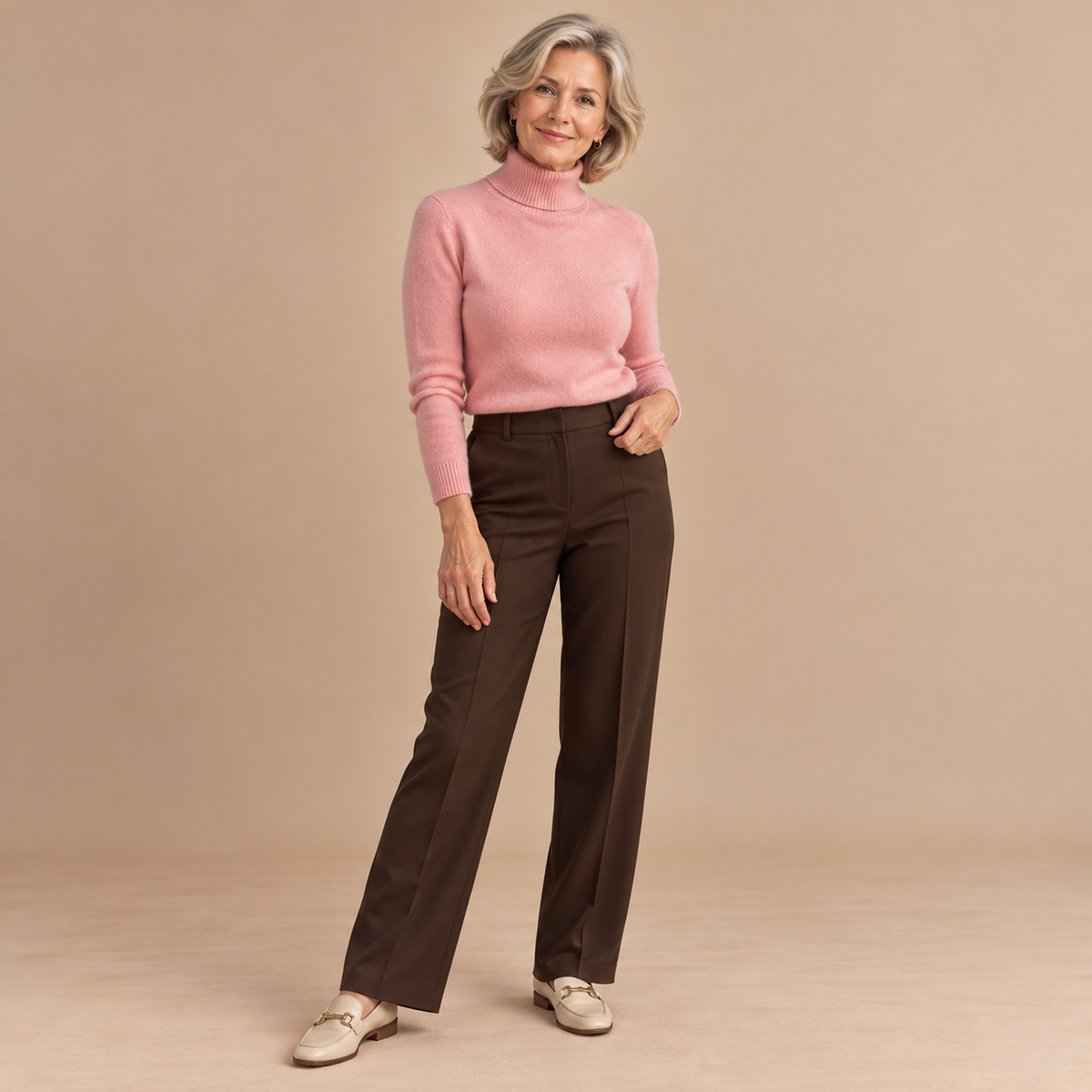 Emilie's Boutique ™ 100% Merino Wool Turtleneck Long Sleeve Pullovers