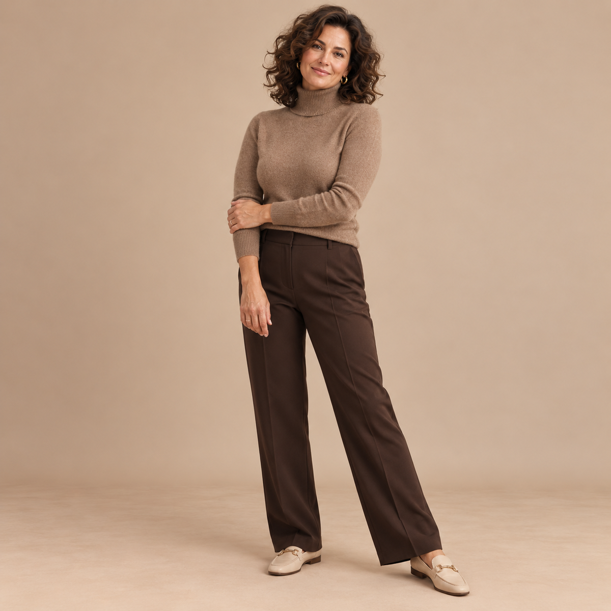 Emilie's Boutique ™ 100% Merino Wool Turtleneck Long Sleeve Pullovers