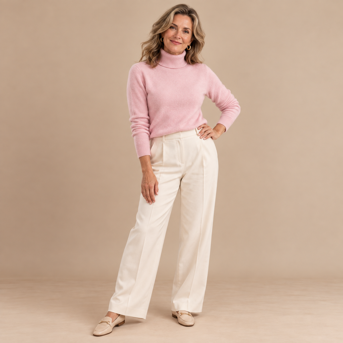 Emilie's Boutique ™ 100% Merino Wool Turtleneck Long Sleeve Pullovers
