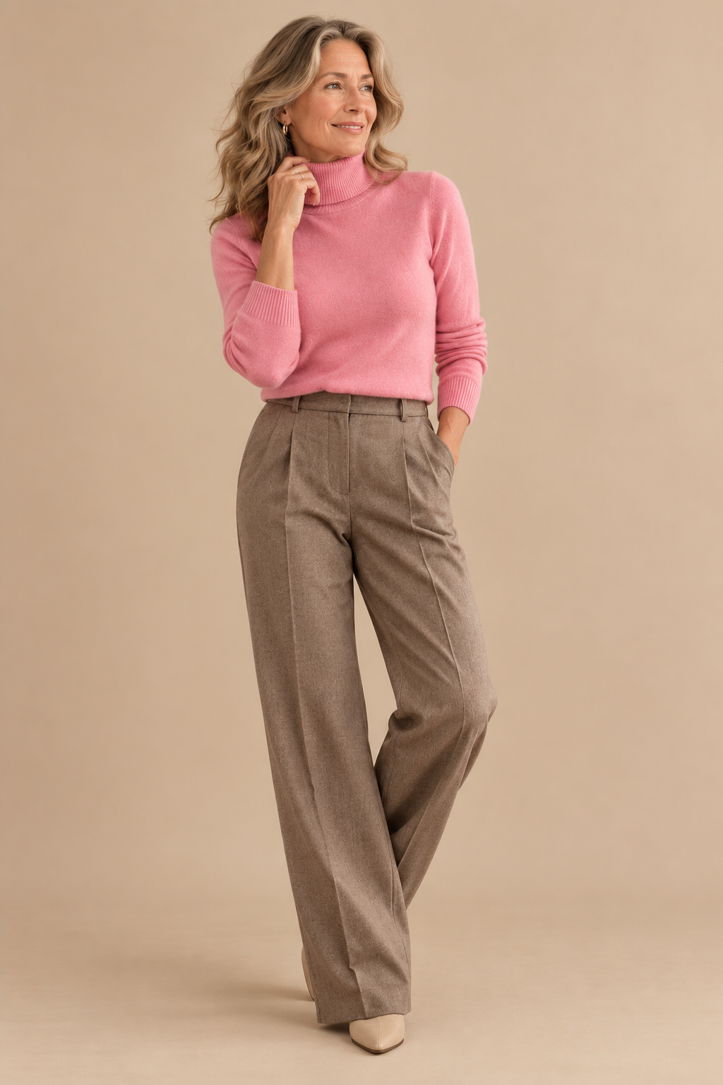 Emilie's Boutique ™ 100% Merino Wool Turtleneck Long Sleeve Pullovers