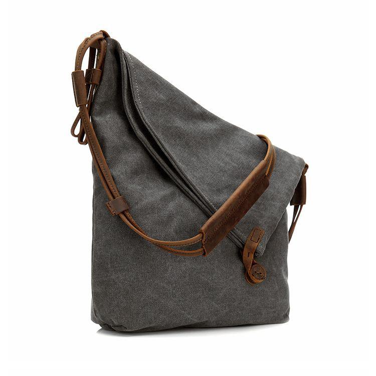 Emilie's Boutique ™ DIY Vintage  dark gray Crossbody Bag