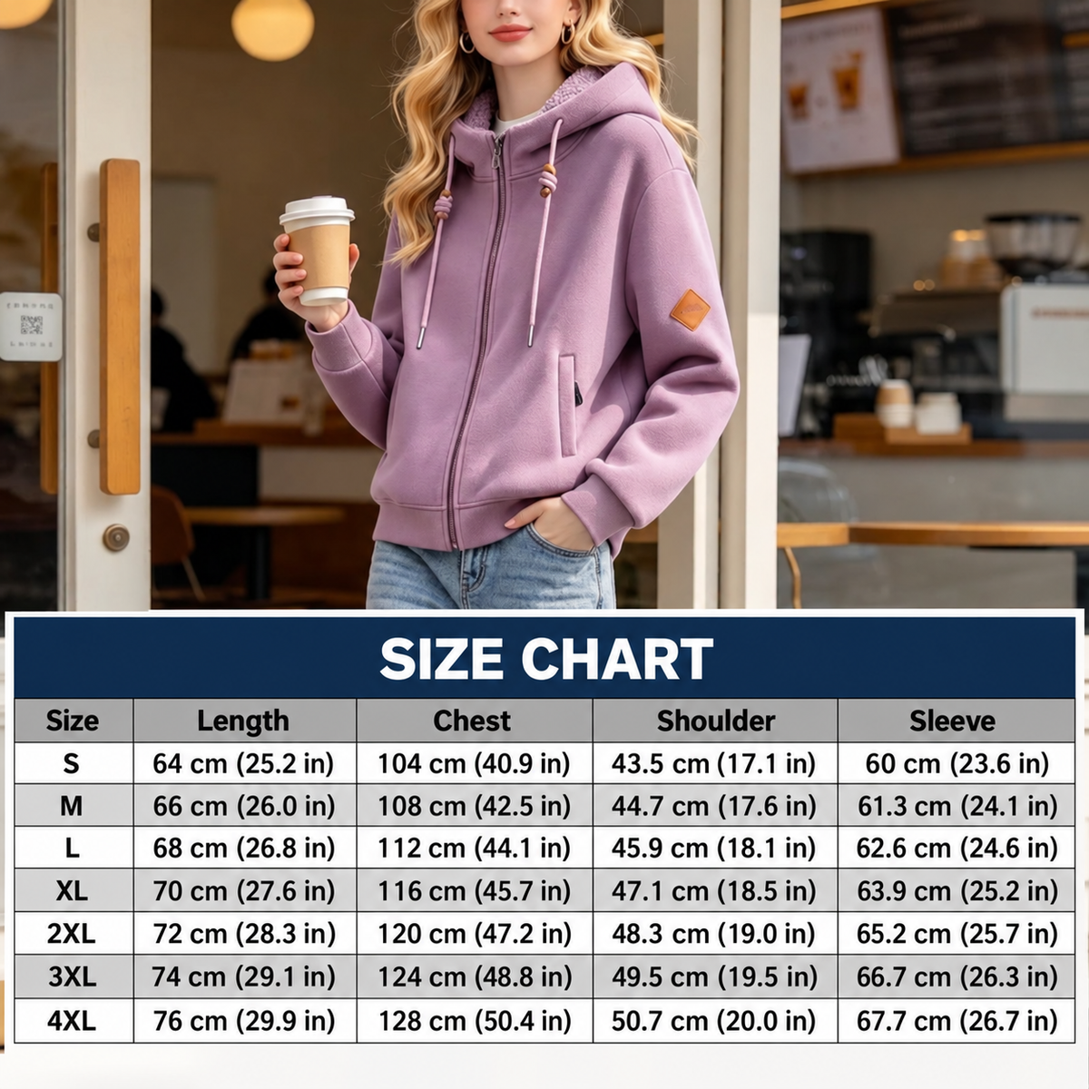 ultra-warm sherpa hoodie