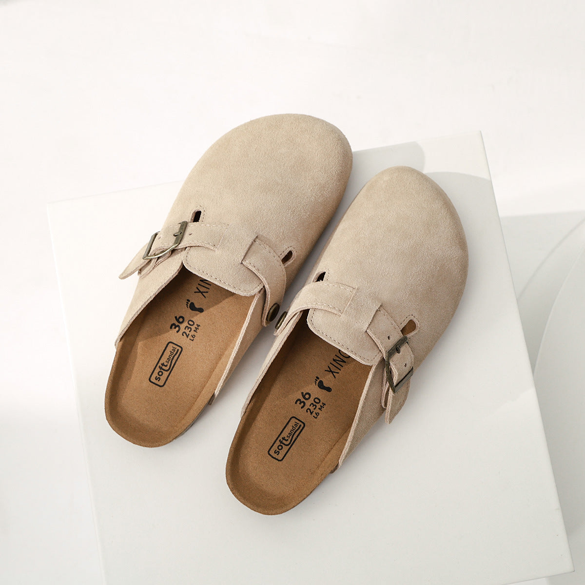Emilie's Boutique ™ Cozy Fuzzy Slippers With Adjustable Buckle