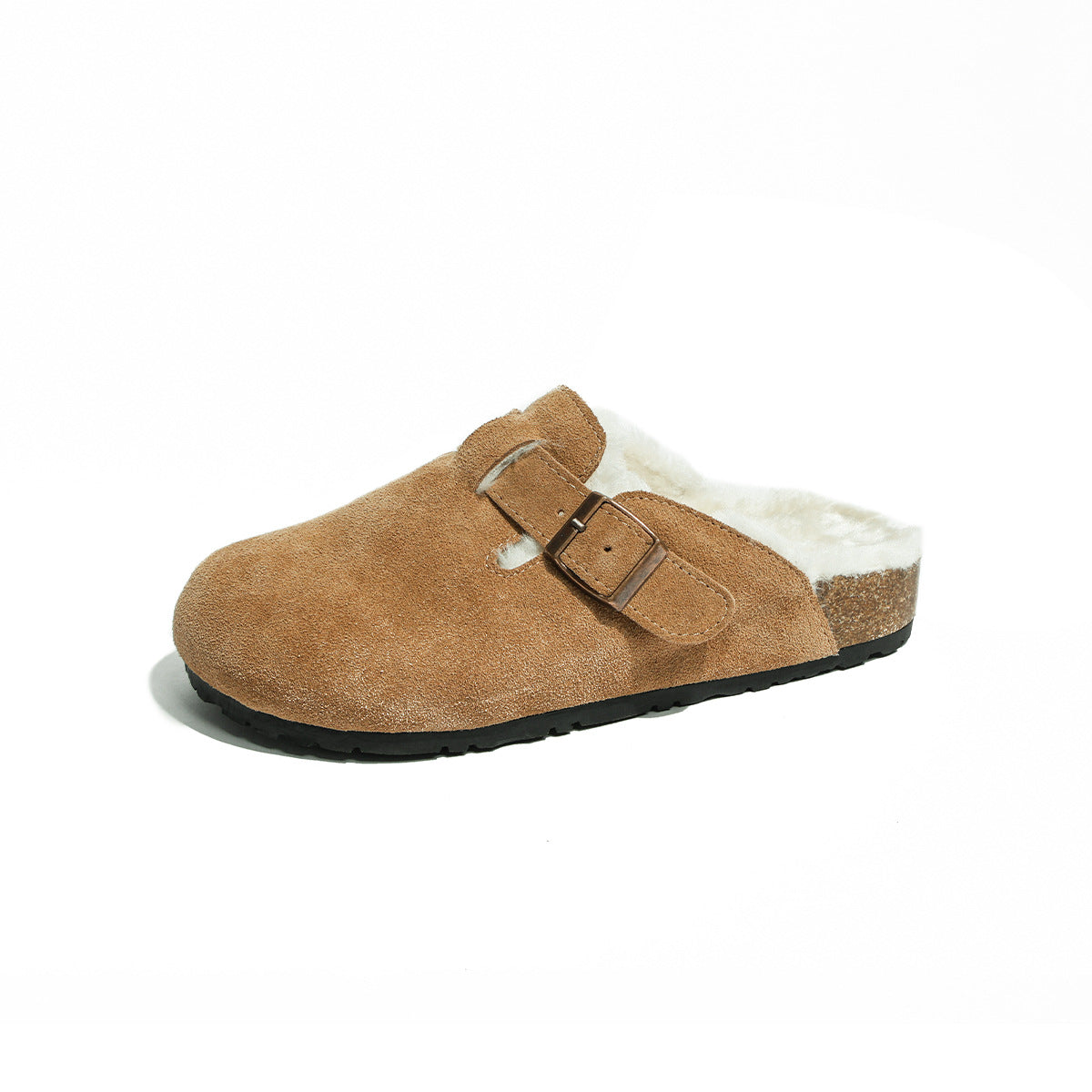 Emilie's Boutique ™ Cozy Fuzzy Slippers With Adjustable Buckle