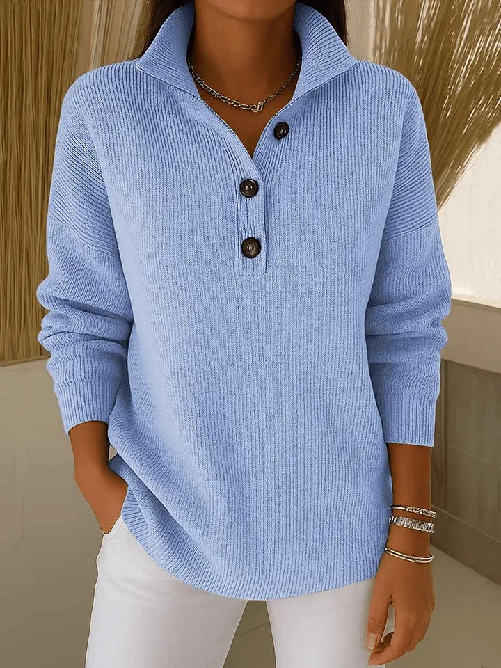 Emilie's Boutique ™ V-Neck Polo Sweater