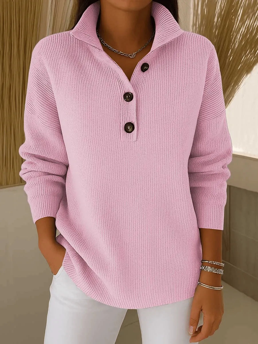 Emilie's Boutique ™ V-Neck Polo Sweater