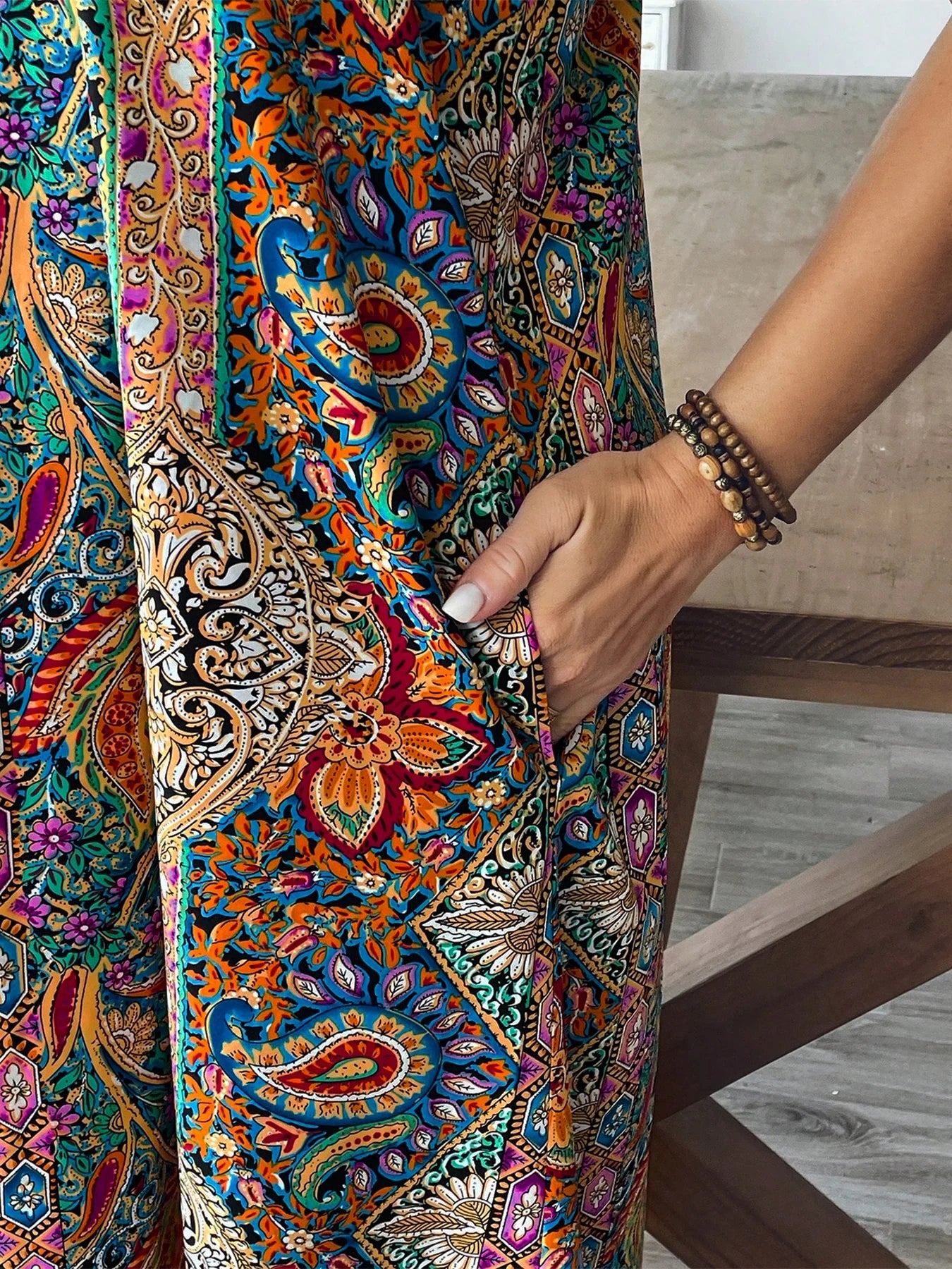 Emilie's Boutique ™ Floral-print maxi dress.