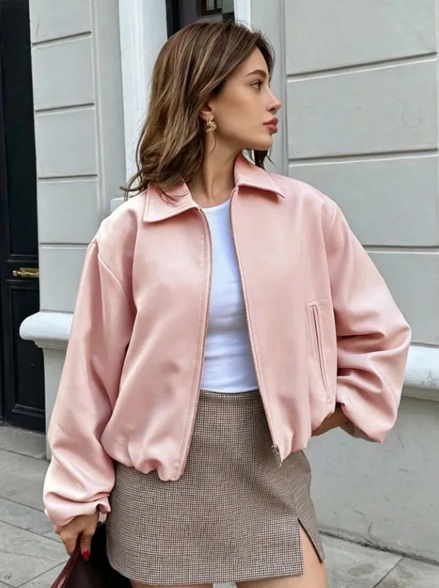 Emilie's Boutique ™  color zipper baseball jersey