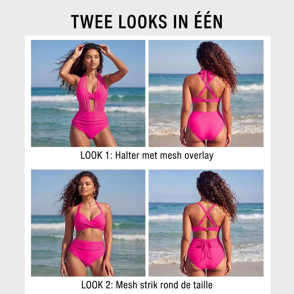 Sabine | High-Waisted Tummy Control Bikini
