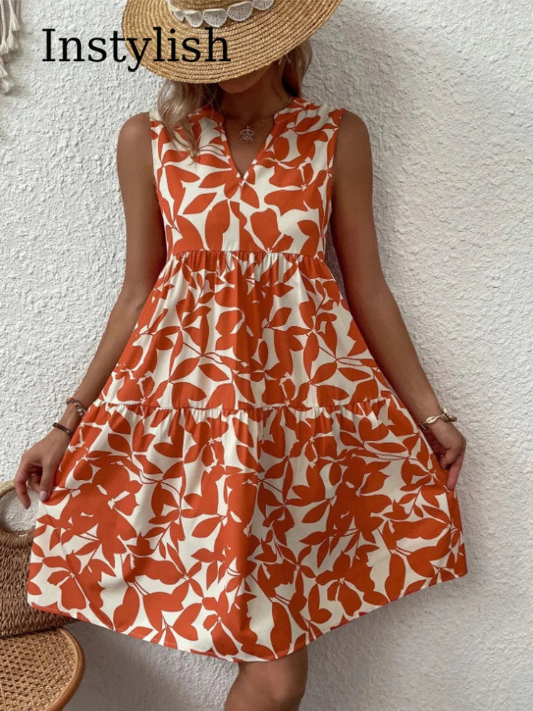 Emilie's Boutique ™ Print Mini Dress for Summer