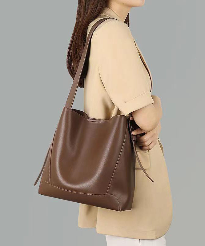 Emilie's Boutique ™ Light Brown Large Leather  Bag