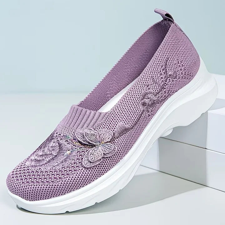 Emilie's Boutique ™ - Butterfly Embroidered Loafers
