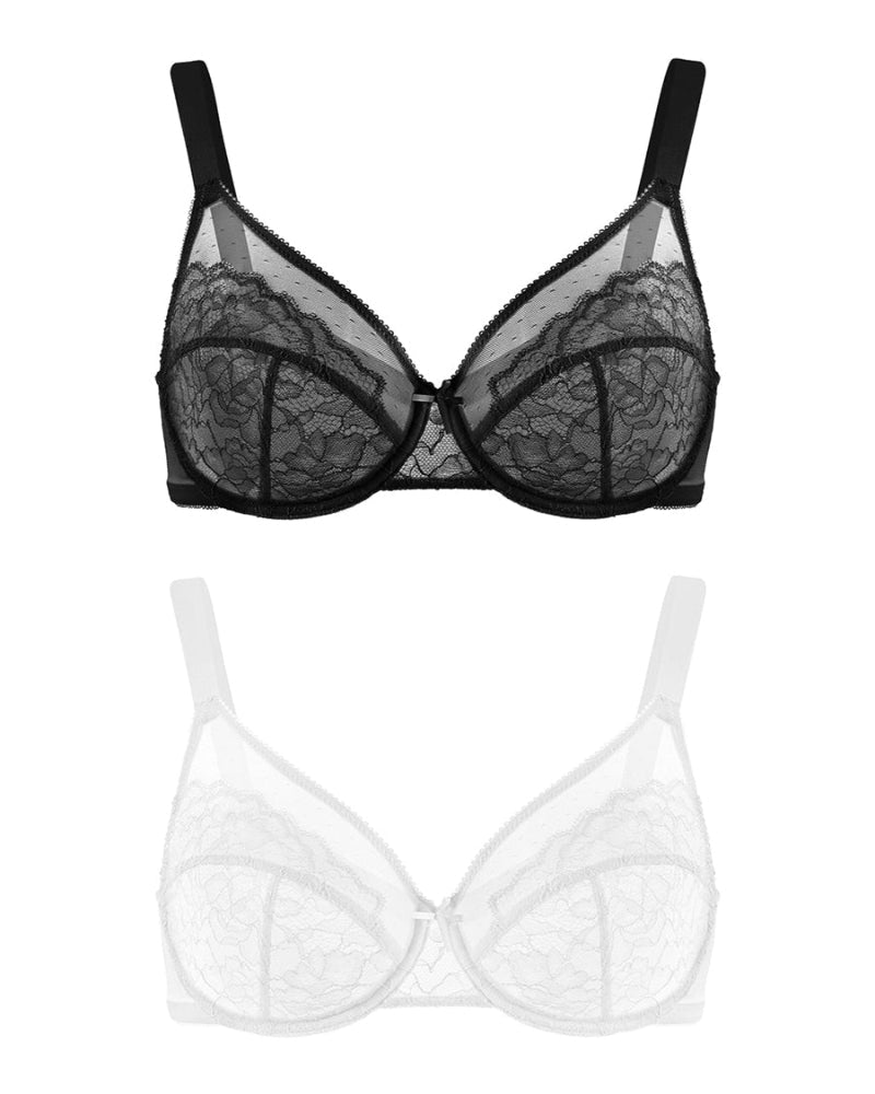 Emilie's Boutique ™ Plus Size Bras for Women Full Coverage Back Fat Underwire Minimizer Bras