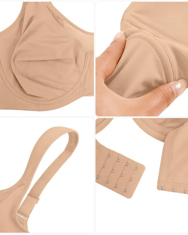 Emilie's Boutique ™ Full-Cup Plus Size Underwire Support Unpadded Bra