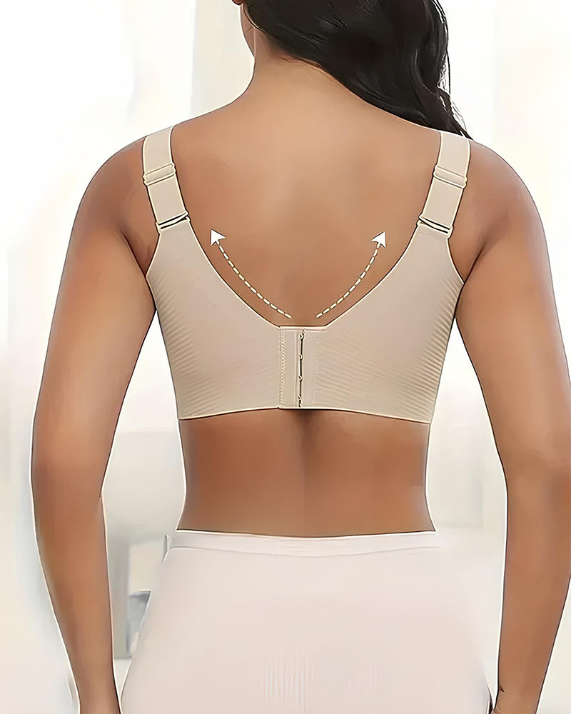 Emilie's Boutique ™ Solid Color Four Rows Adjustable Wireless Women's Bra