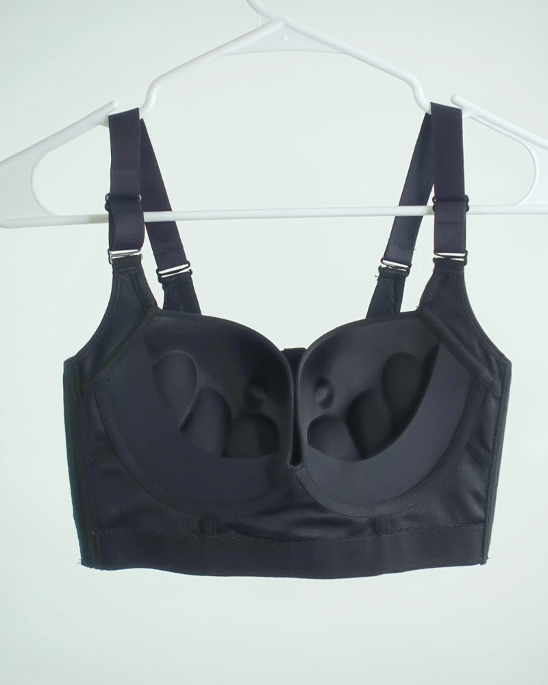 Emilie's Boutique ™ V-neck Wide Back Underwire Long Body Shaping Push-up Bra