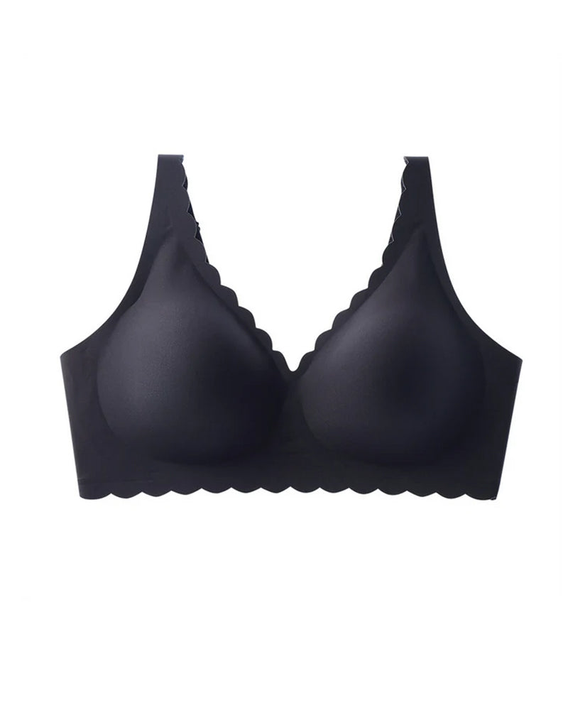 Emilie's Boutique ™ Deep V Wireless Seamless Stretchy Push-up Bra
