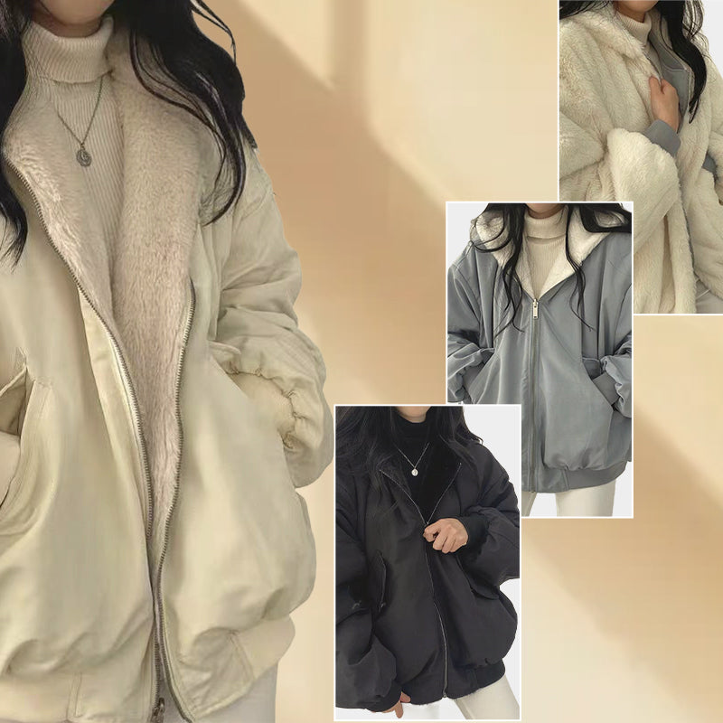 Emilie's Boutique ™  Oversized Cozy Plush -lined Jacket