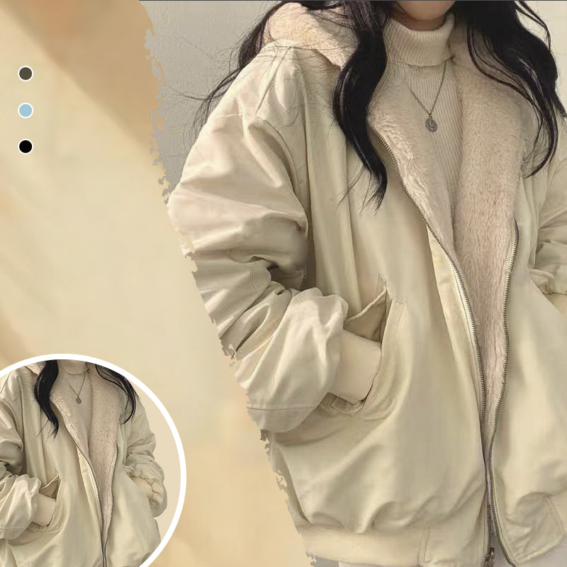 Emilie's Boutique ™  Oversized Cozy Plush -lined Jacket