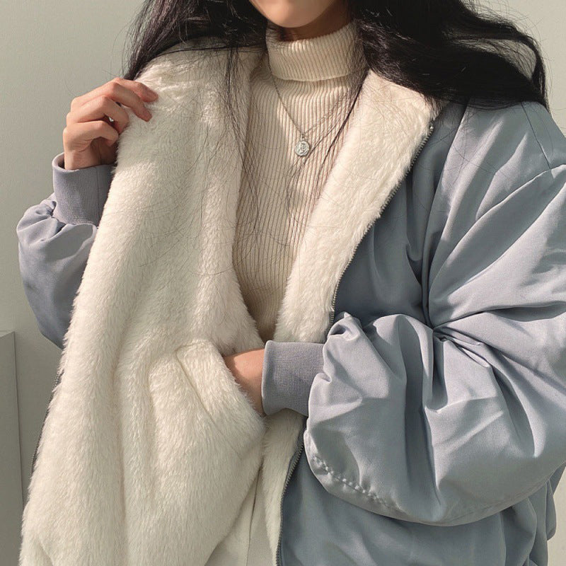 Emilie's Boutique ™  Oversized Cozy Plush -lined Jacket