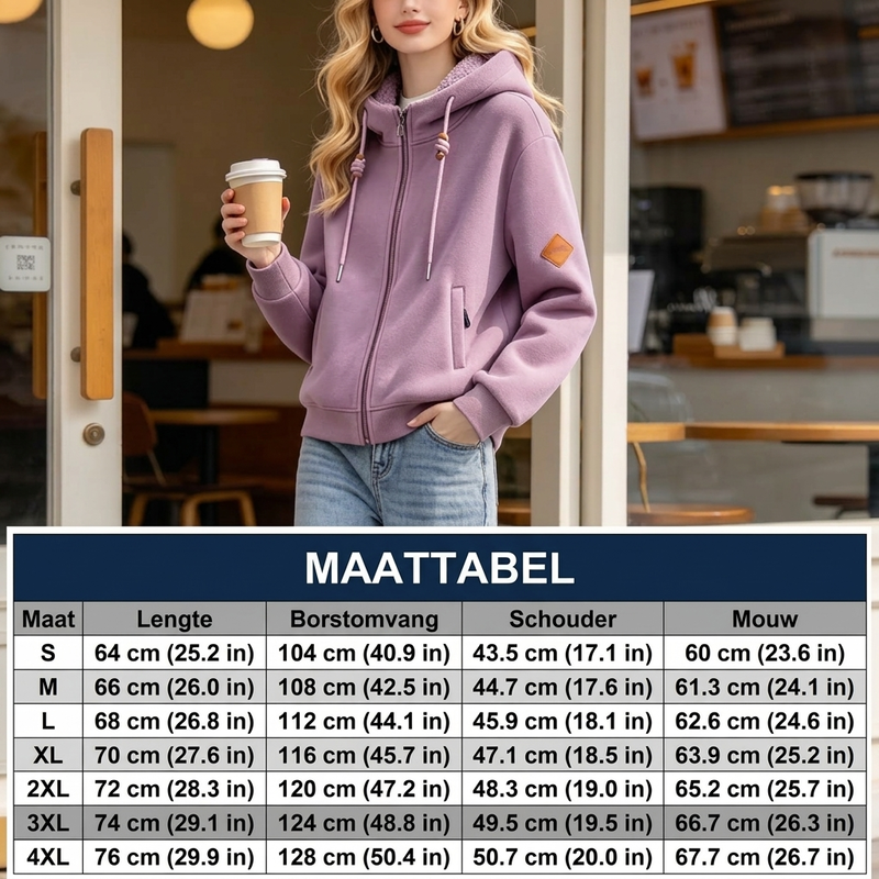 ultra-warm sherpa hoodie